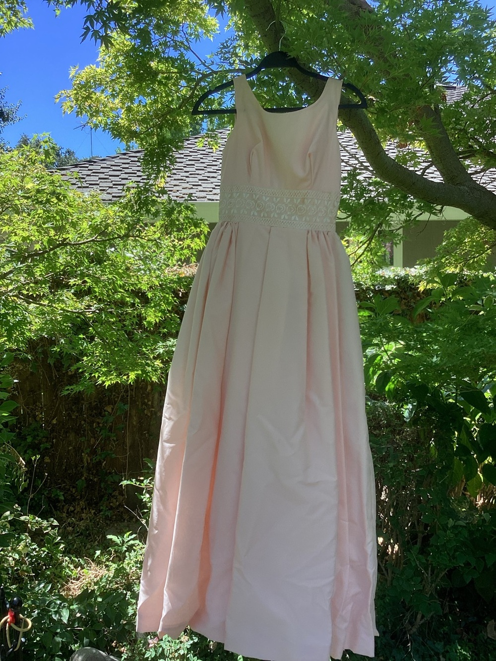 Vintage Handmade 60s sleeveless gown